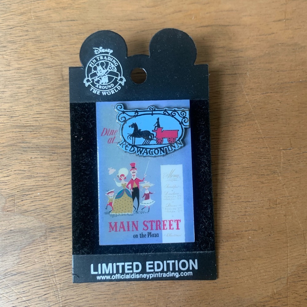 NWT Limited Edition Disney Pin Red Wagon Inn